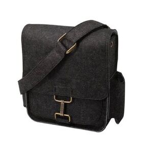 Sons of Trade Charcoal Canvas Baby Bag / Messenger Bag